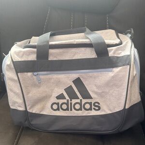 Adidas Gray and blue gym Bag
